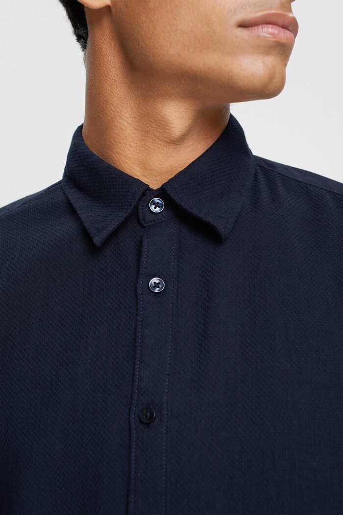 Camicia dobby, NAVY, detail image number 2