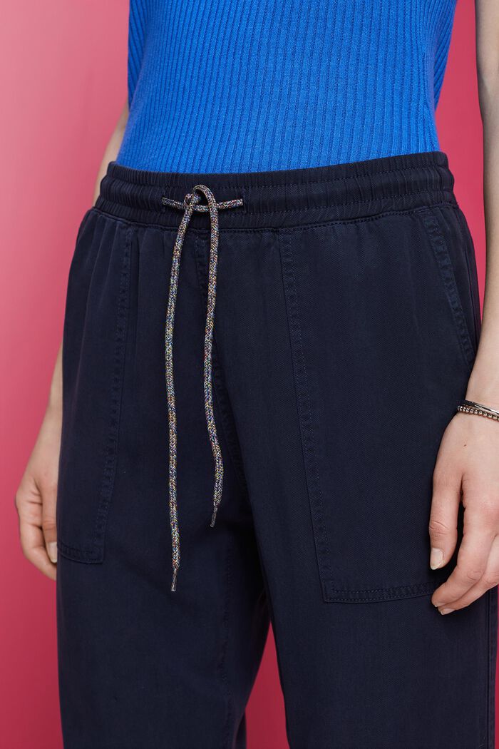 Pantaloni con cintura elastica, NAVY, detail image number 2