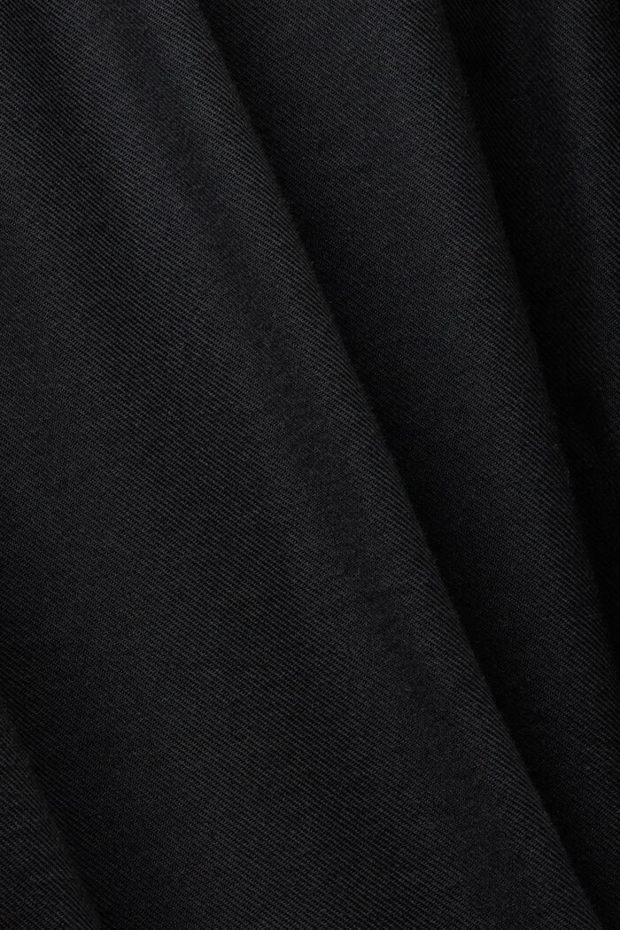 Blusa con rouches, BLACK, detail image number 5