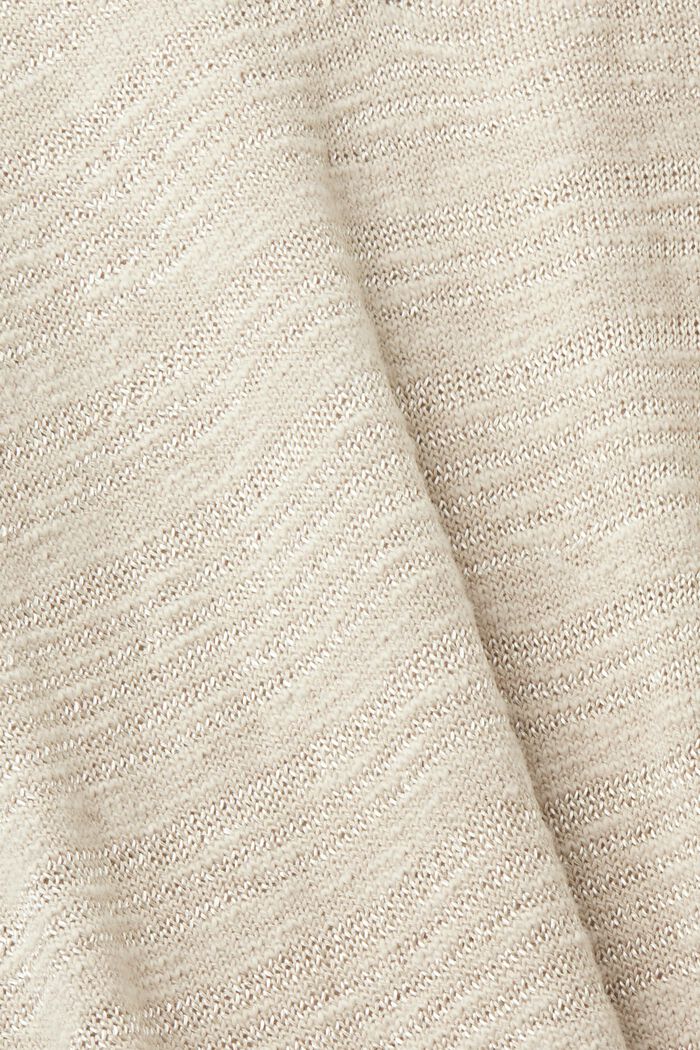 Pullover a V in stile tunica, LIGHT TAUPE, detail image number 5