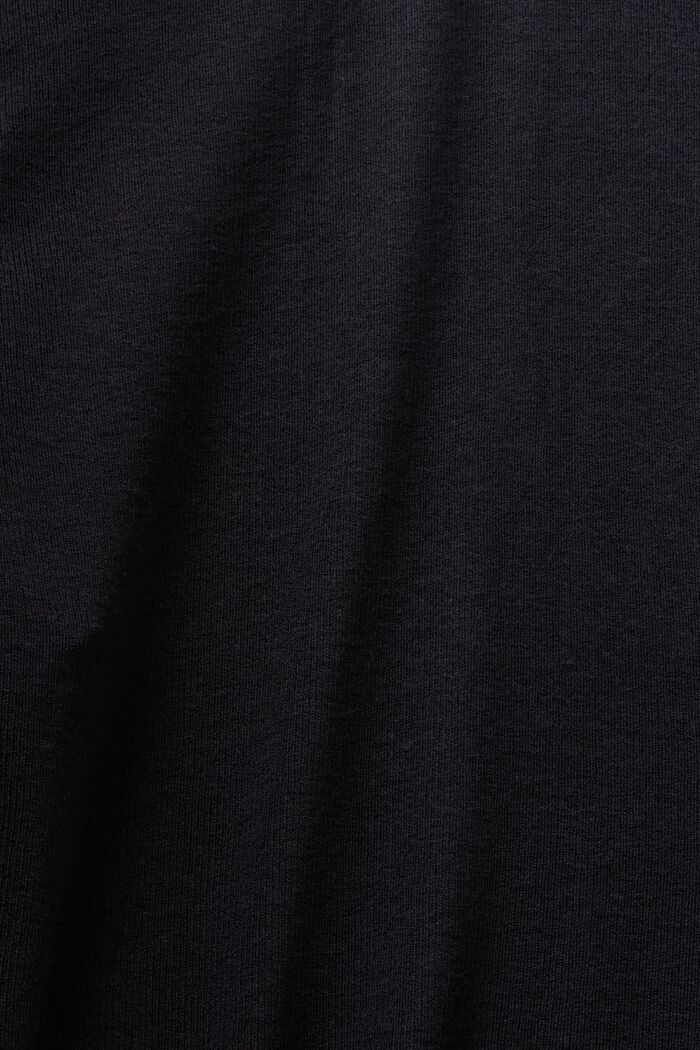Cardigan in maglia aperto, LENZING™ ECOVERO™, BLACK, detail image number 4