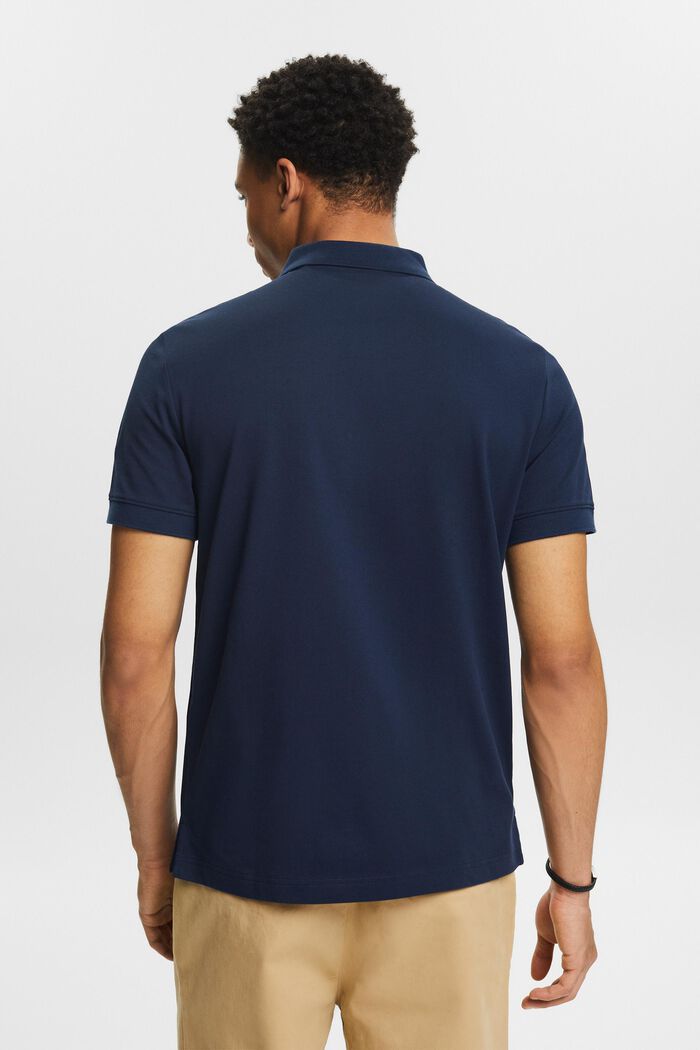 Polo con logo, NAVY, detail image number 2