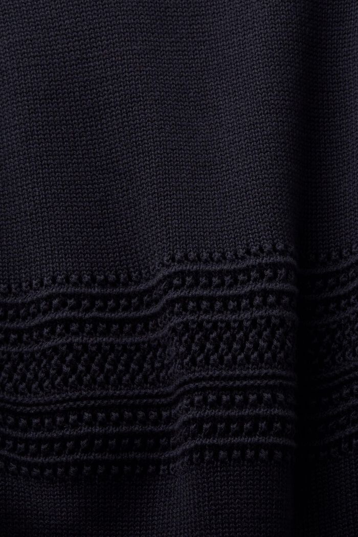 Pullover in mesh senza maniche, BLACK, detail image number 5