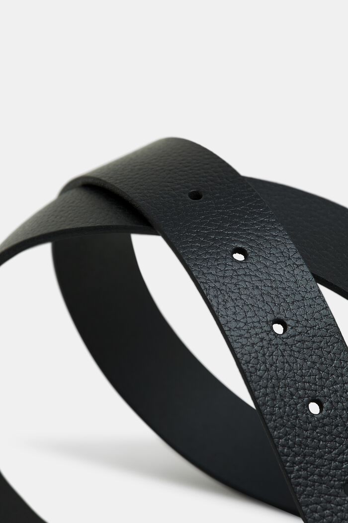 Cintura in pelle, BLACK, detail image number 1