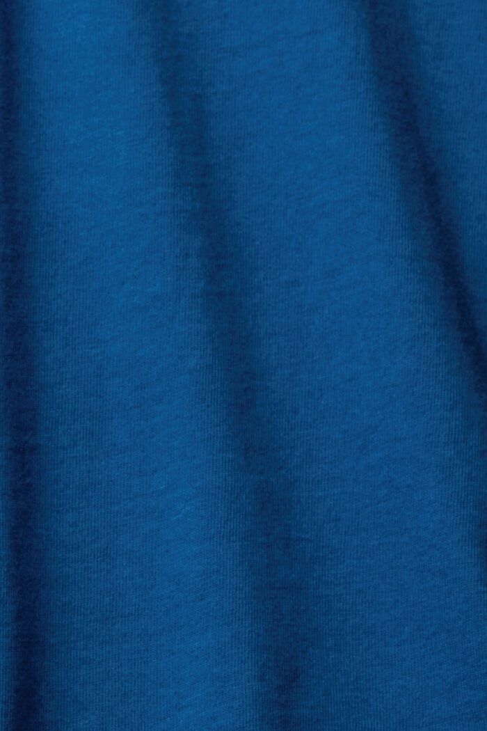 Top a serafino a maniche lunghe, PETROL BLUE, detail image number 1
