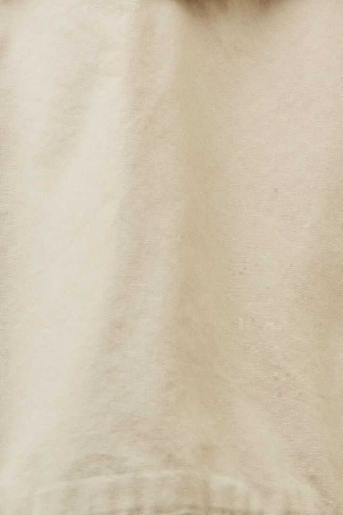 Giacca in tela di cotone cropped da allacciare davanti, SAND, detail image number 4