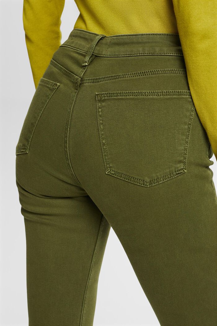 Pantaloni elasticizzati slim fit, KHAKI GREEN, detail image number 4