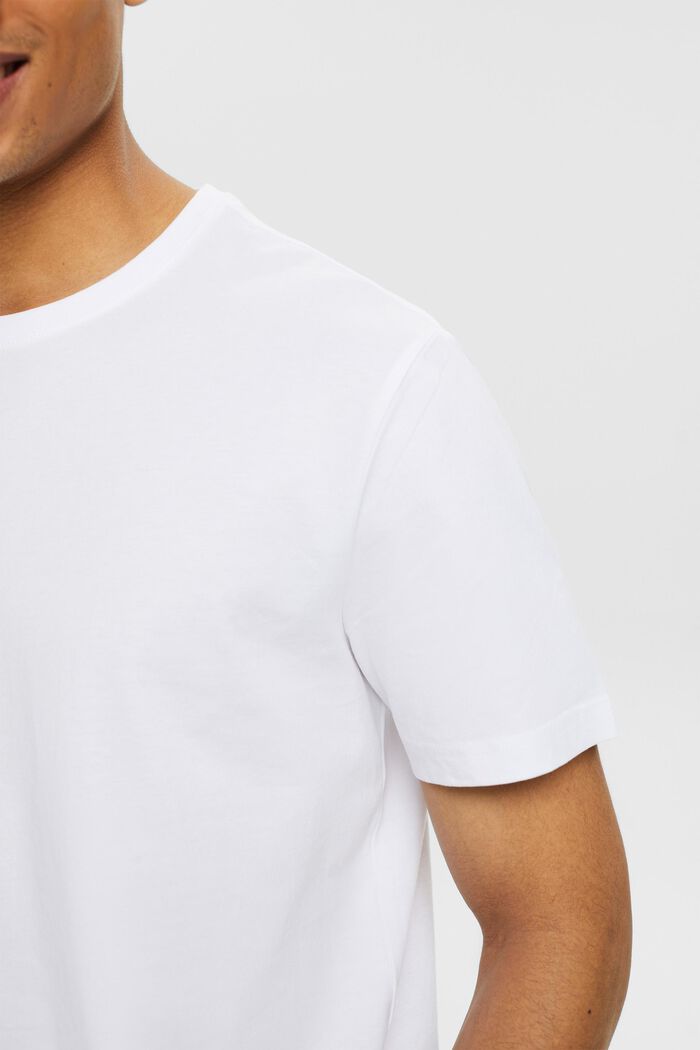 T-shirt a maniche corte a girocollo, WHITE, detail image number 3