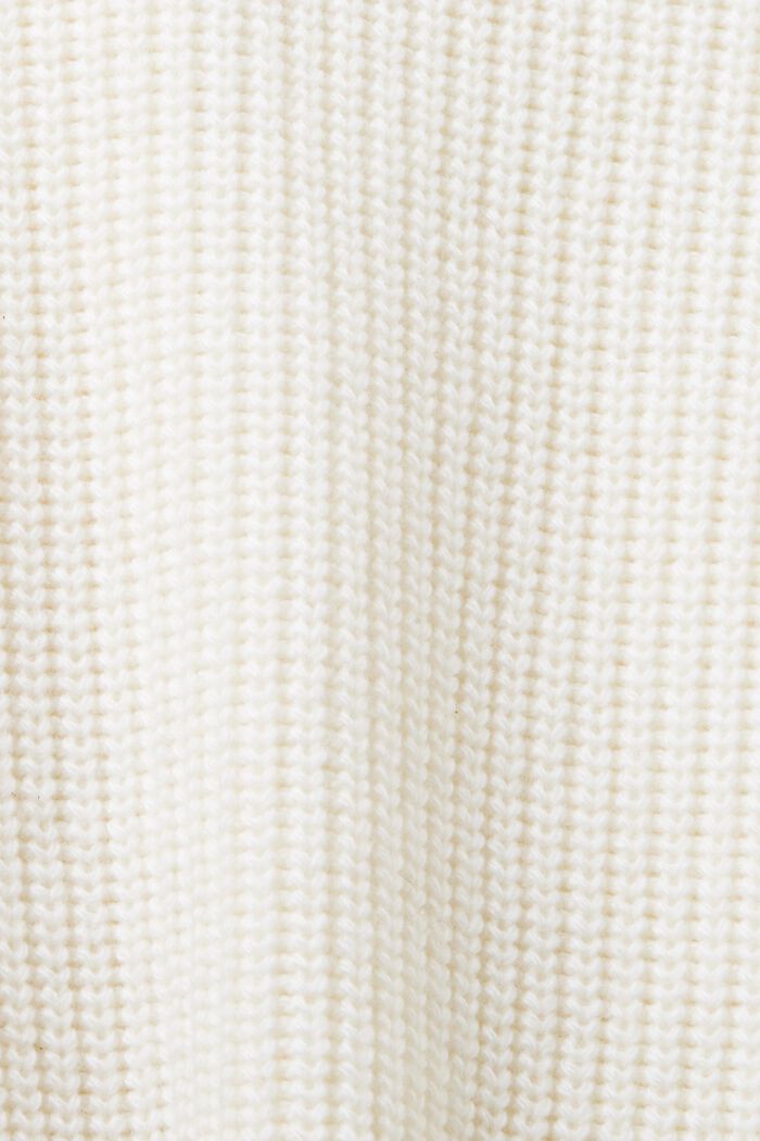 Cardigan in maglia intrecciata, misto lana, OFF WHITE, detail image number 4