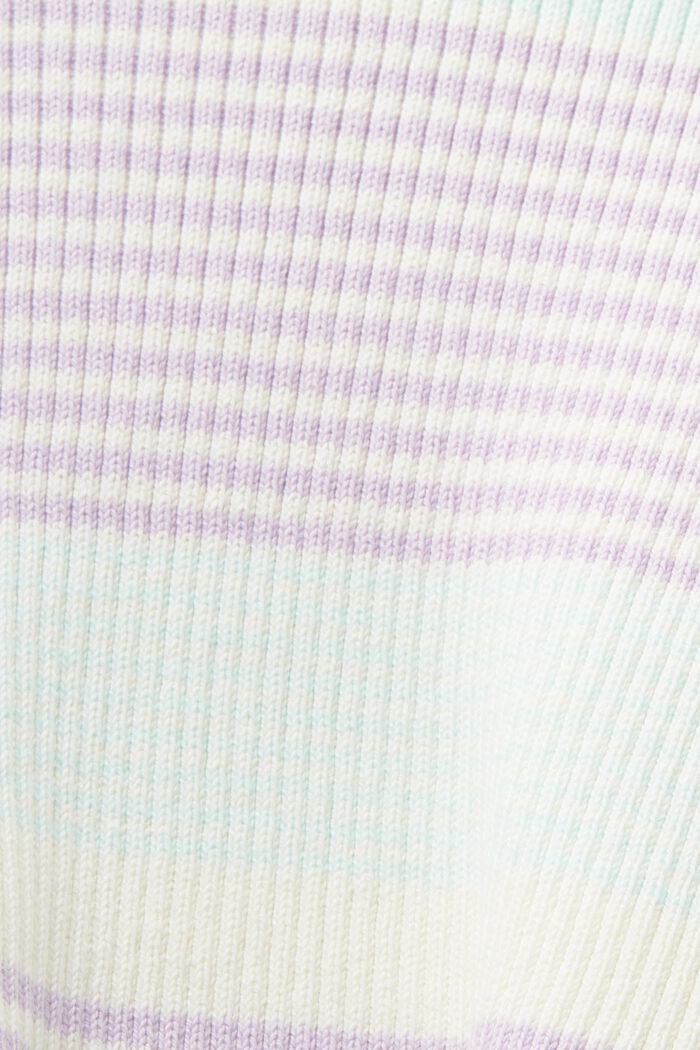 Pullover a righe a manica lunga, LIGHT AQUA GREEN, detail image number 5