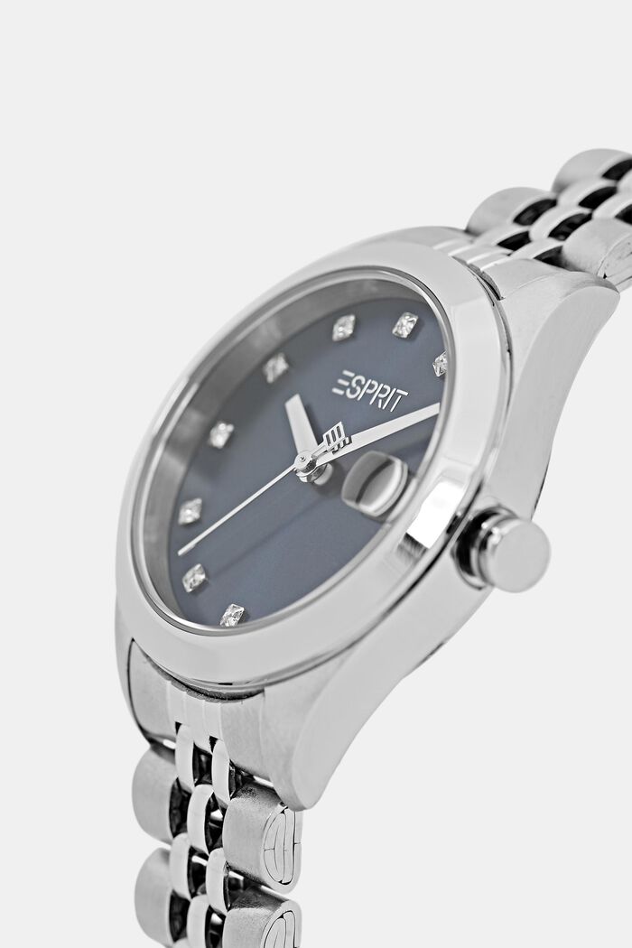 Watch with Metal, SILVER, detail image number 1