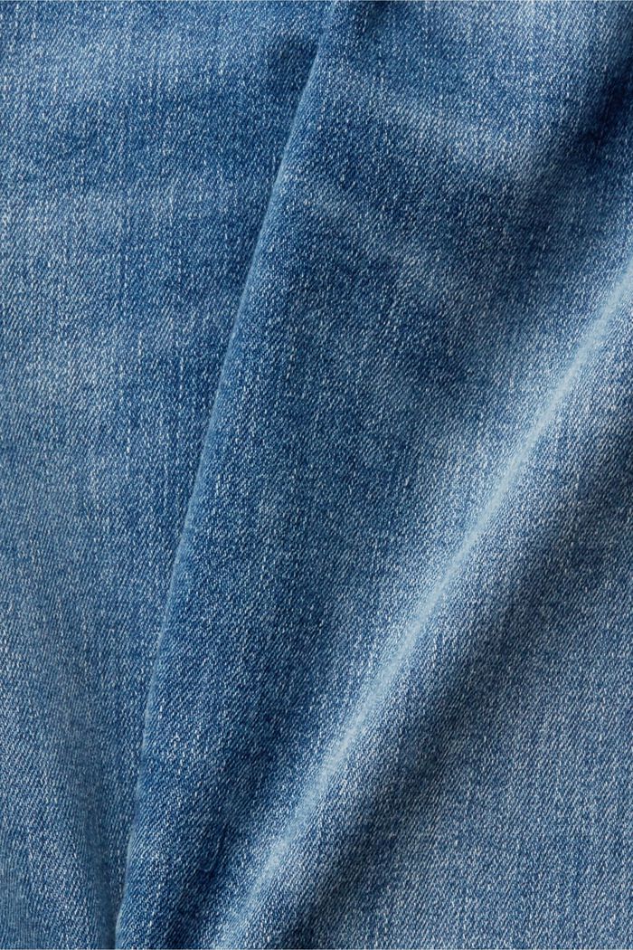 Jeans Slim Fit a vita media, BLUE MEDIUM WASHED, detail image number 4