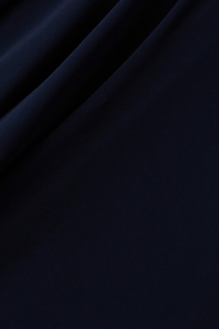 Gonna in chiffon lunga fino al ginocchio, NAVY, detail image number 7