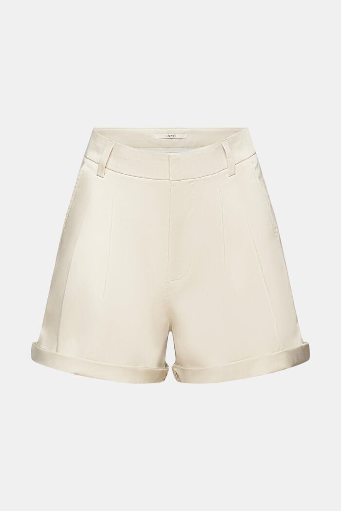 Shorts lavati in raso, LIGHT TAUPE, detail image number 6