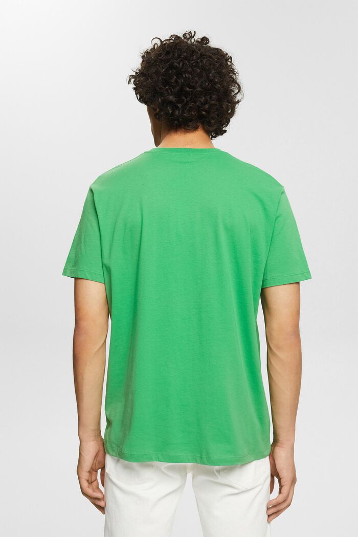 T-shirt in jersey con stampa, GREEN, detail image number 3
