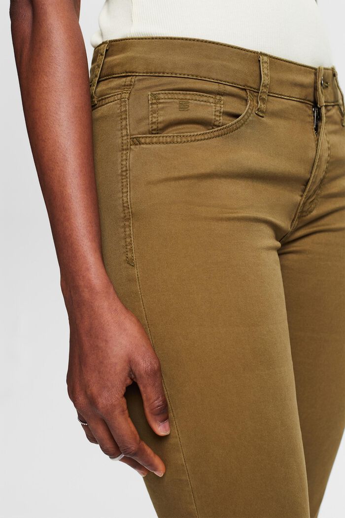 Pantaloni Capri, KHAKI GREEN, detail image number 4