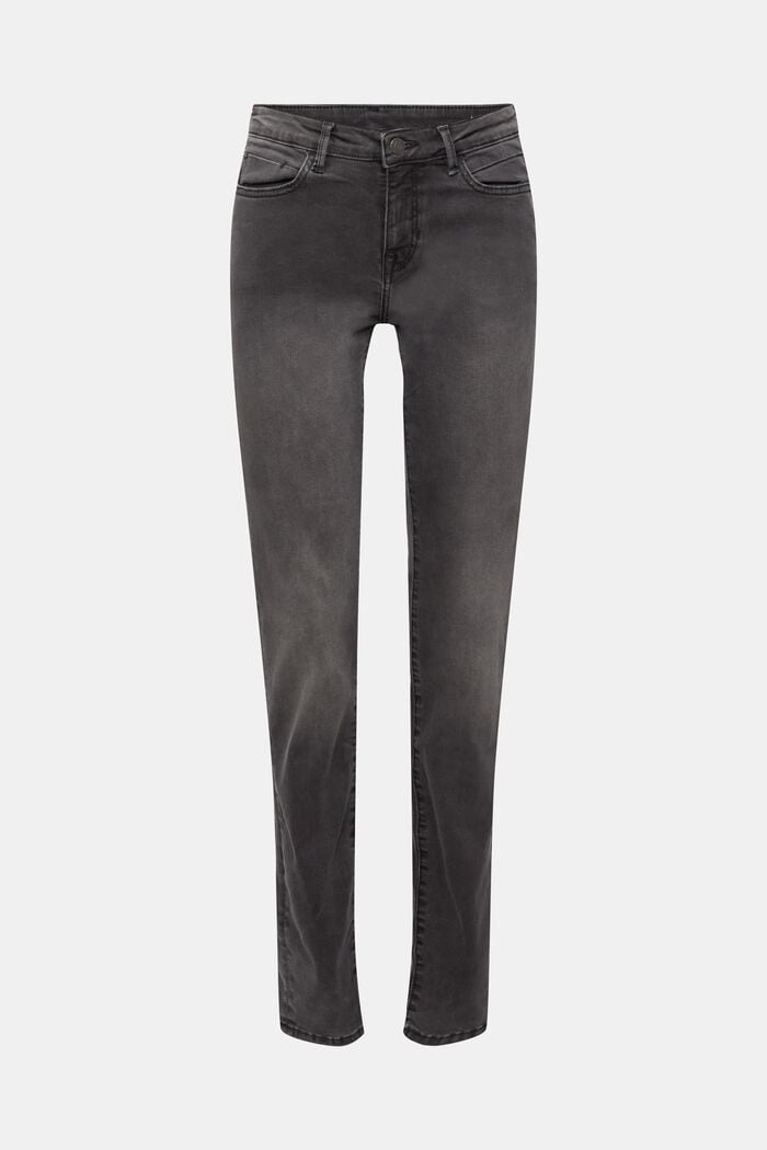 Jeans stretch slim fit, GREY DARK WASHED, overview