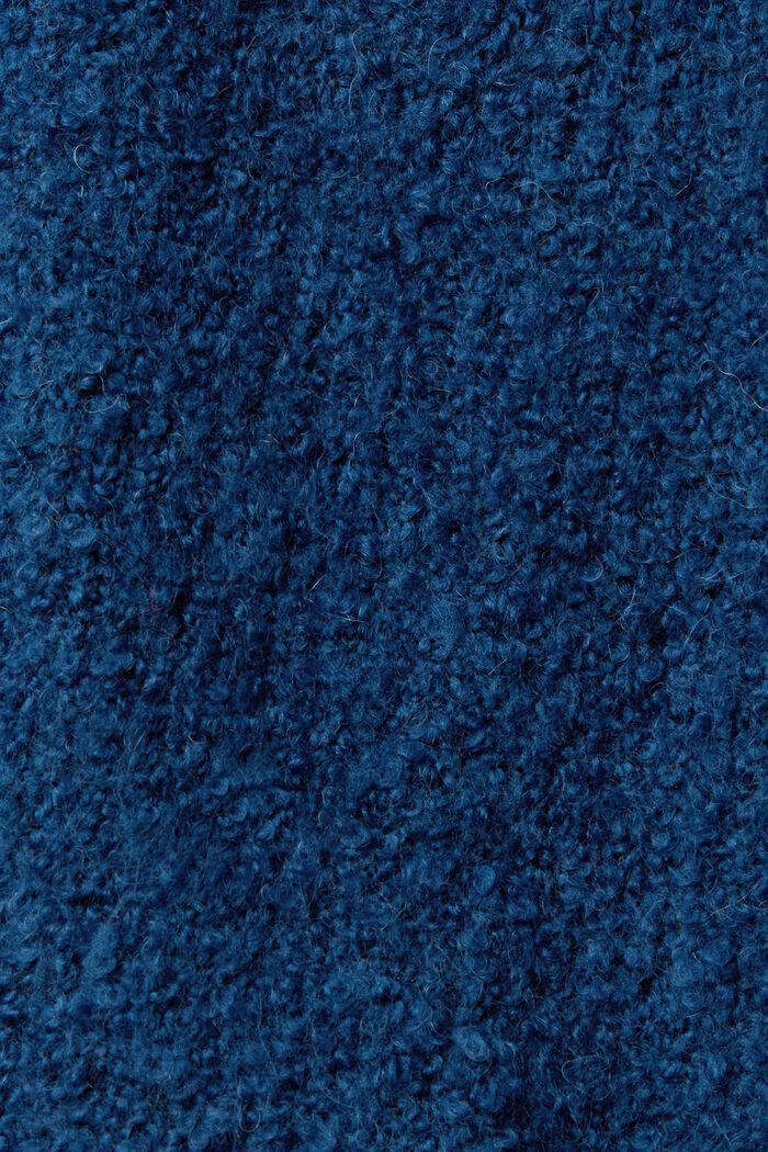 Cardigan in misto lana da annodare, PETROL BLUE, detail image number 1