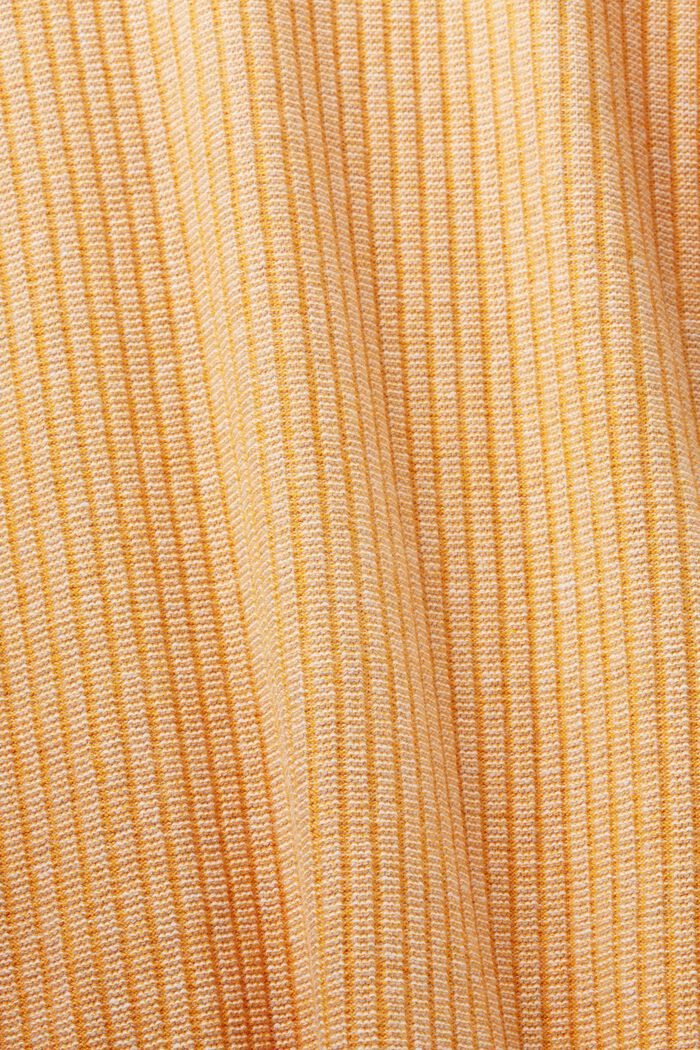 Pullover in maglia a coste bicolore, LIGHT ORANGE, detail image number 6
