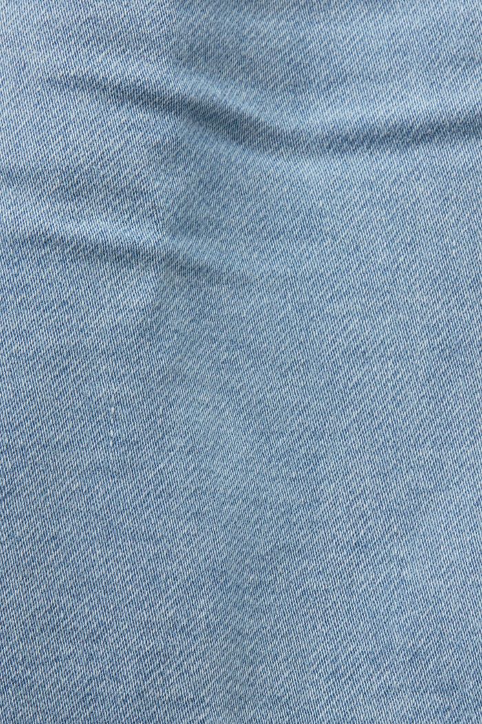 Minigonna in jeans stile jogger, BLUE LIGHT WASHED, detail image number 6