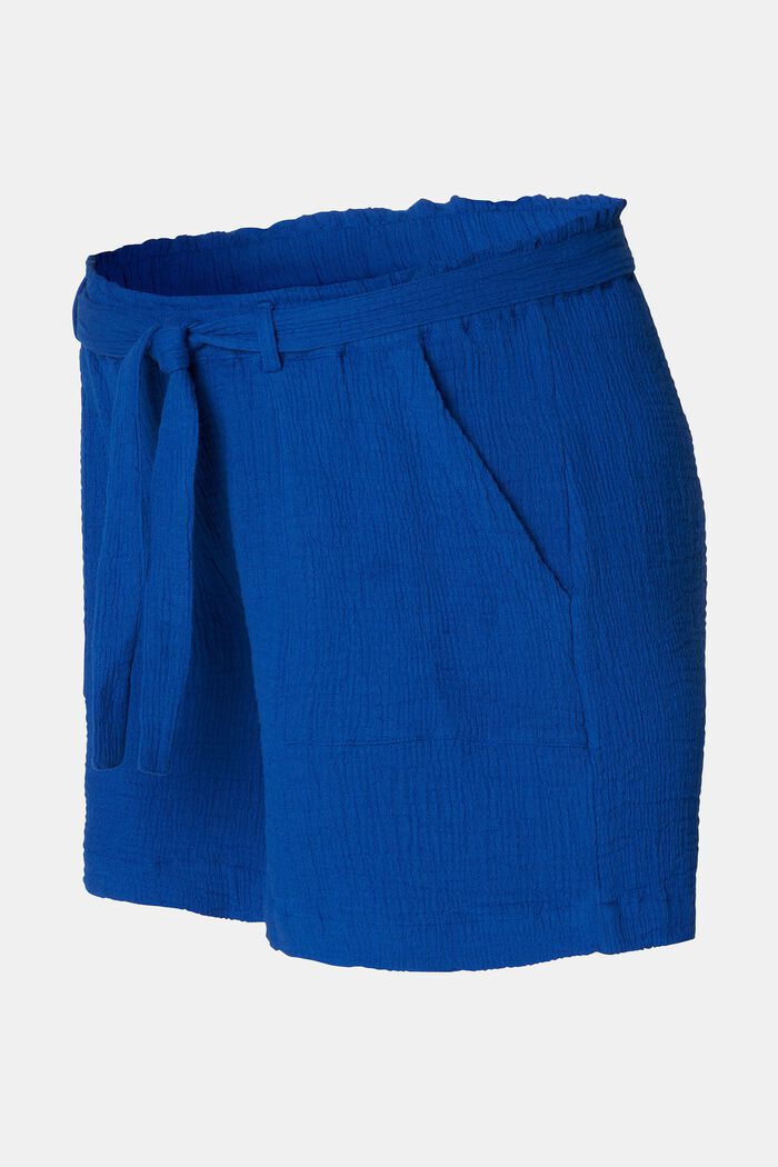MATERNITY Pantaloncini premaman con cintura, ELECTRIC BLUE, detail image number 4
