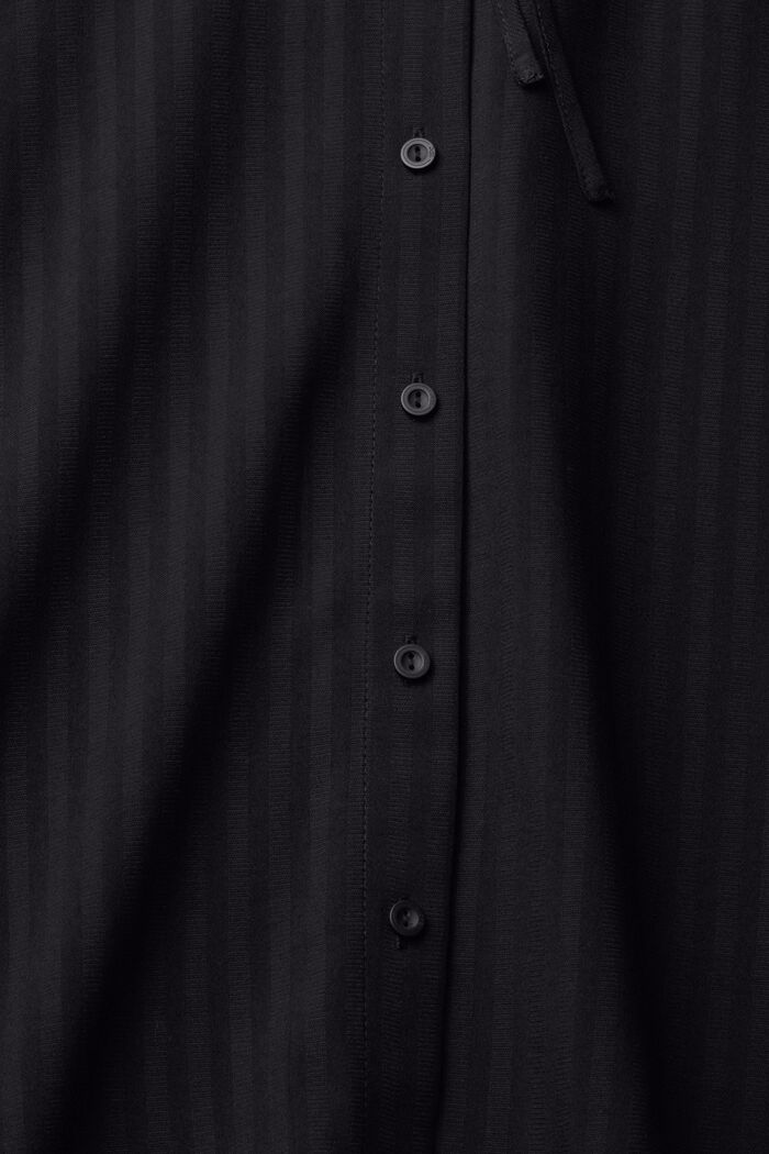 Blusa con colletto arricciato, LENZING™ ECOVERO™, BLACK, detail image number 1
