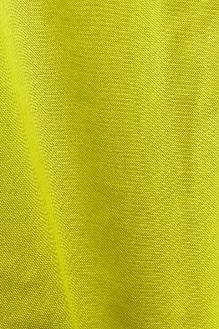 Abito camicia midi oversize, LEAF GREEN, detail image number 4