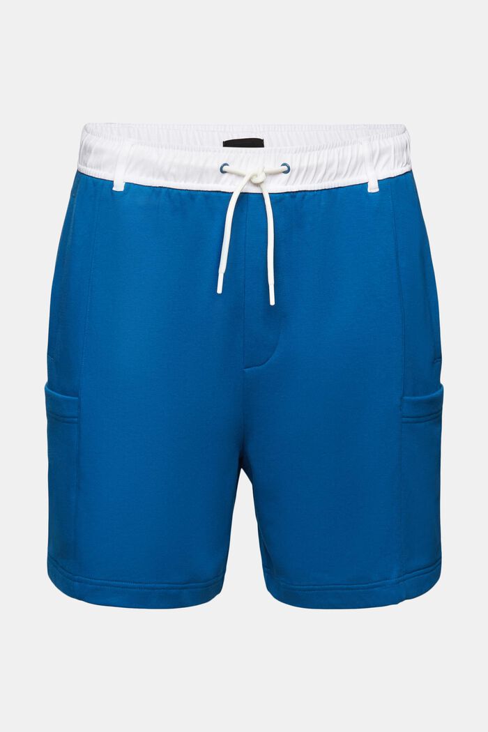 Pantaloncini in stile joggers, DARK BLUE, detail image number 7