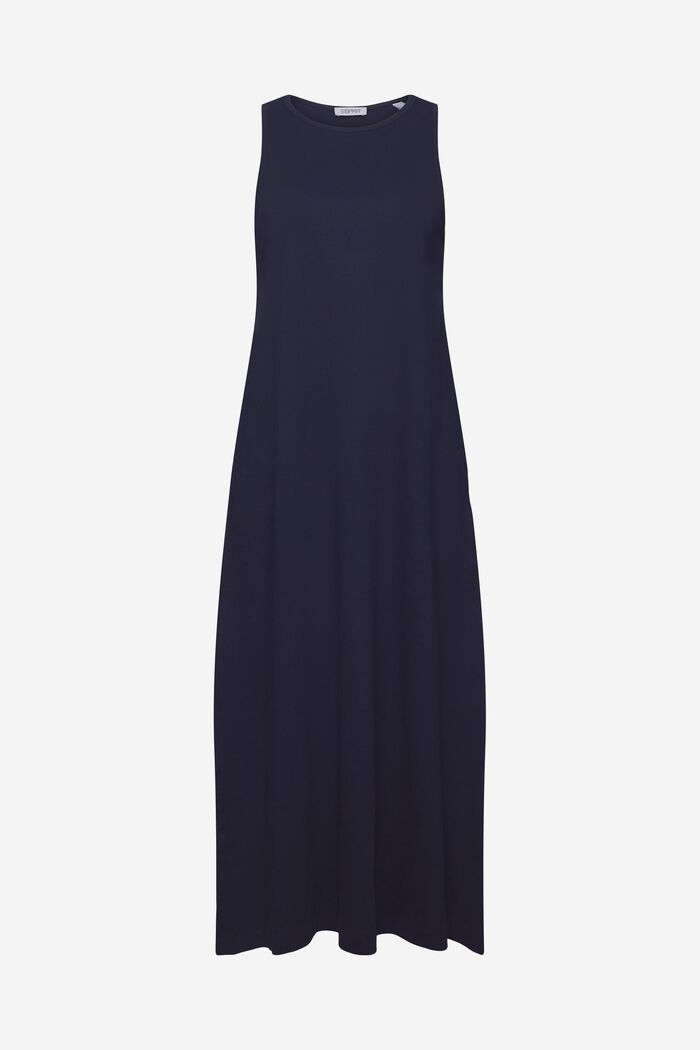Maxi abito senza maniche in jersey, NAVY, detail image number 6