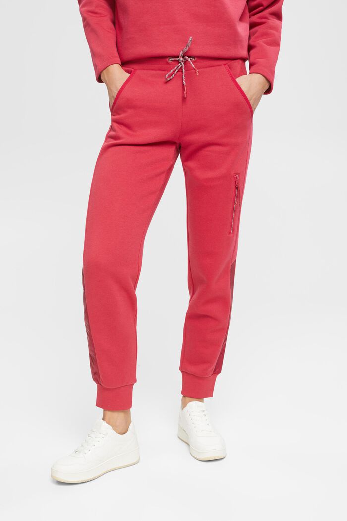 Pantaloni della tuta con tasca sulla gamba, CHERRY RED, detail image number 0