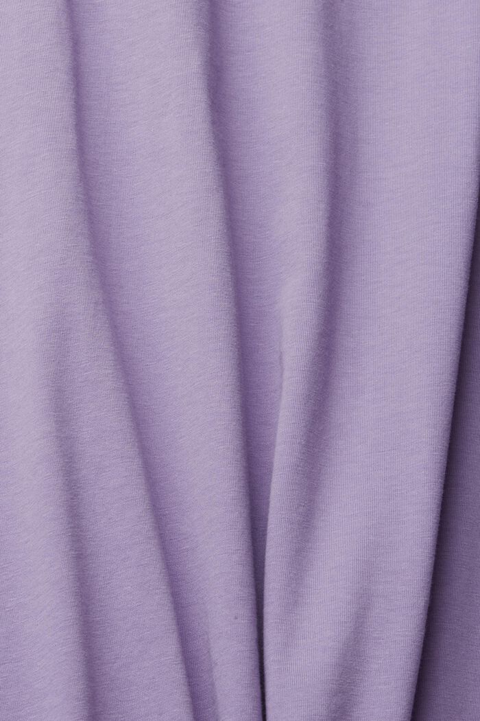 T-shirt in jersey con stampa del logo, LILAC, detail image number 1