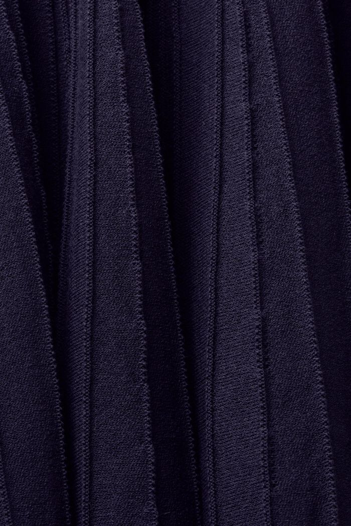 Minigonna a pieghe con linea ad A, NAVY, detail image number 5