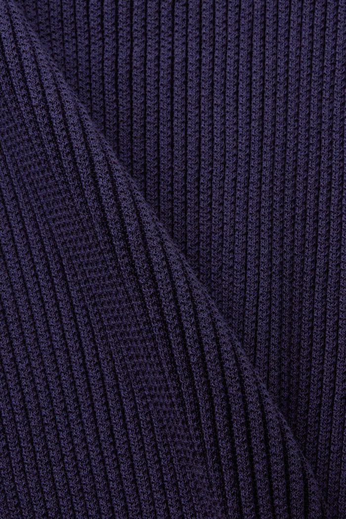 Polo a coste, NAVY, detail image number 4