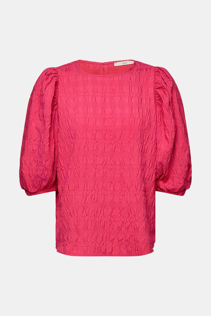 Blusa a sbuffo, PINK FUCHSIA, detail image number 7
