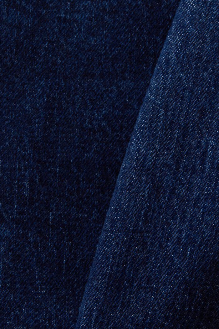 Jeans slim retrò a vita alta, BLUE MEDIUM WASHED, detail image number 6