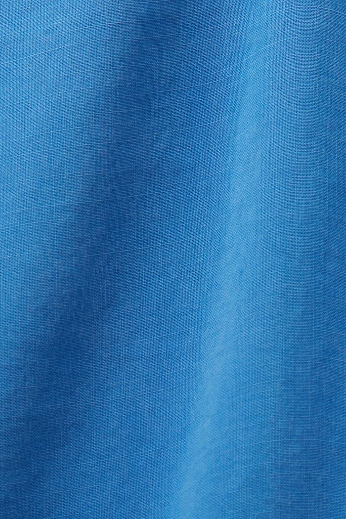 Blusa senza maniche con colletto elasticizzato, BRIGHT BLUE, detail image number 5
