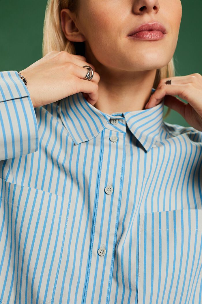 Camicia button-down a righe, BLUE, detail image number 3