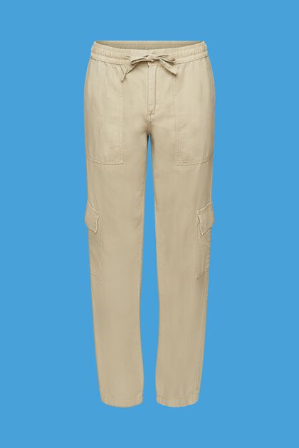Pantaloni stile cargo in tessuto misto con TENCEL™