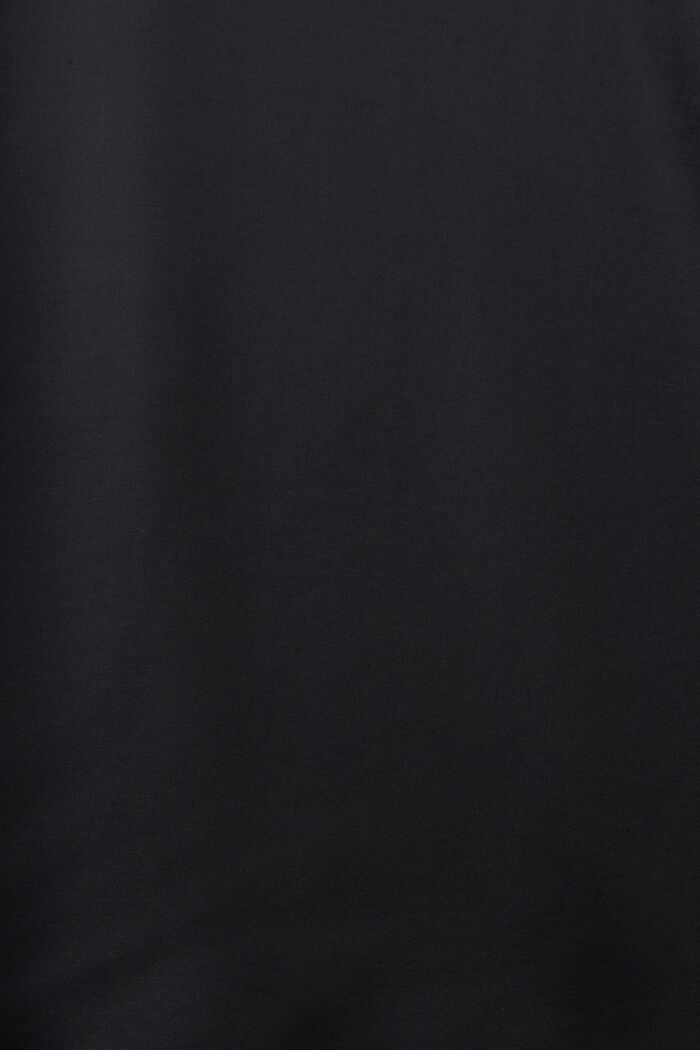 Blusa in raso, LENZING™ ECOVERO™, BLACK, detail image number 1