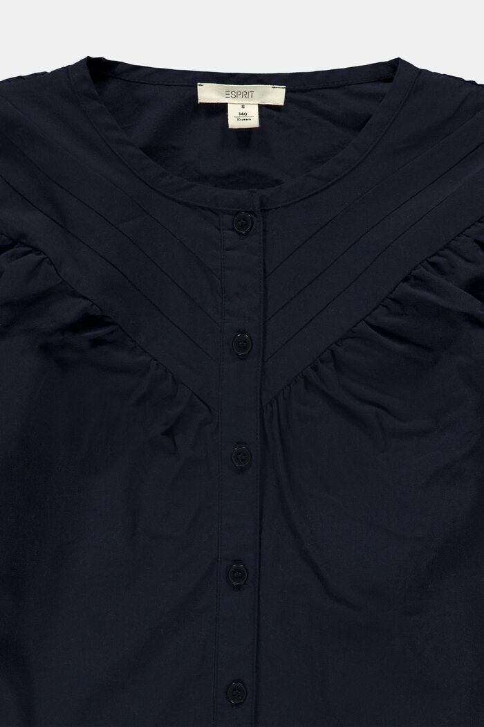 Blusa con maniche a palloncino, NAVY, detail image number 2