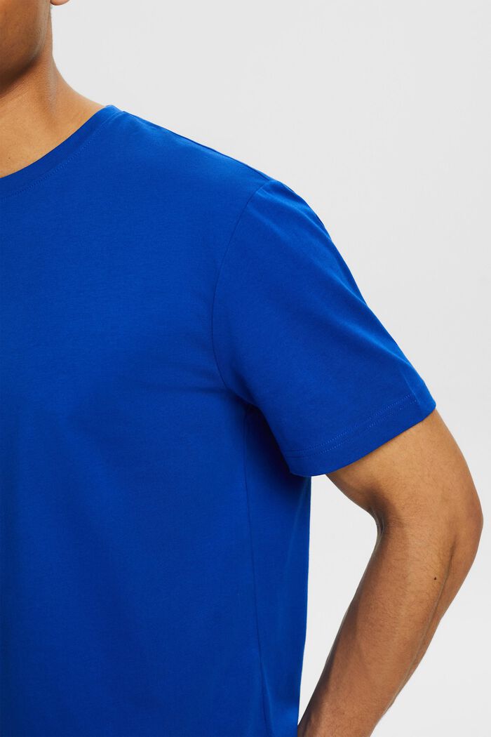 T-shirt a maniche corte a girocollo, BRIGHT BLUE, detail image number 3