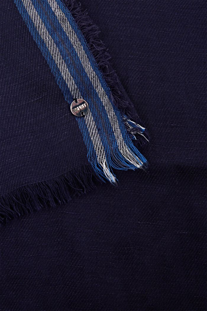 Sciarpa in twill, DARK BLUE, detail image number 1