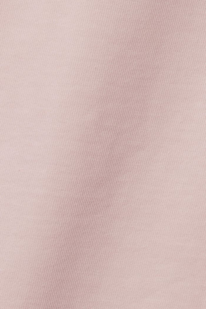 T-shirt unisex in jersey di cotone con logo, LIGHT PINK, detail image number 7