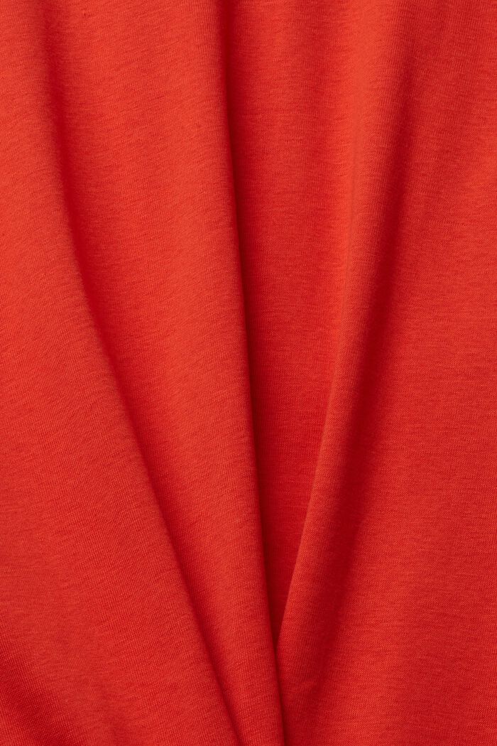 Maglia con maniche a 3/4, ORANGE RED, detail image number 1