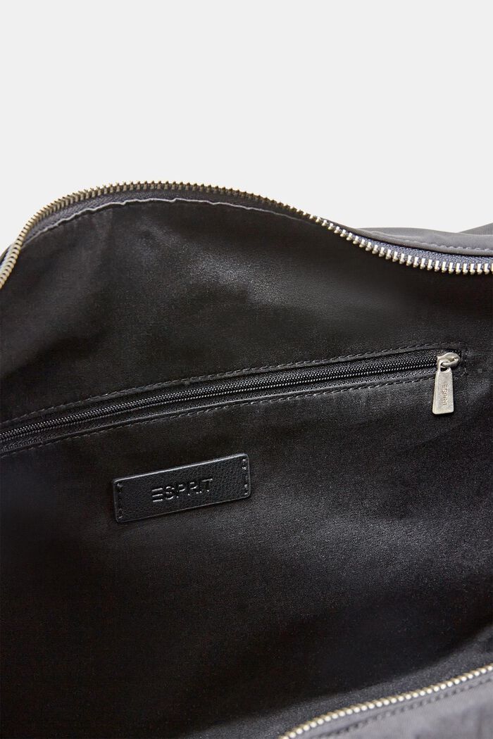 Borsa a tracolla in nylon, BLACK, detail image number 3