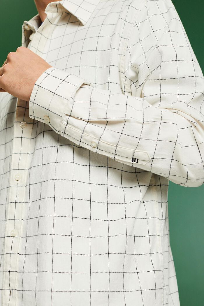 Camicia a quadri in flanella dalla vestibilità regolare, ICE, detail image number 3