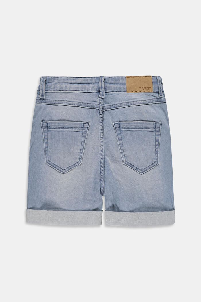 Shorts di jeans con vita alta regolabile