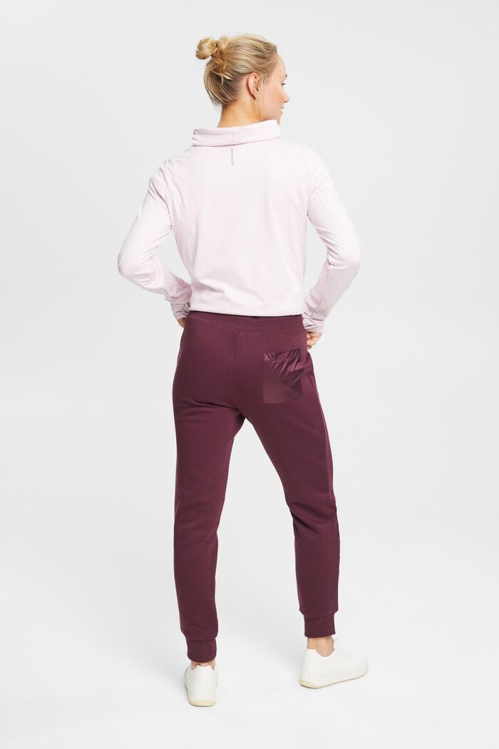 Pantaloni della tuta con tasca sulla gamba, BORDEAUX RED, detail image number 3