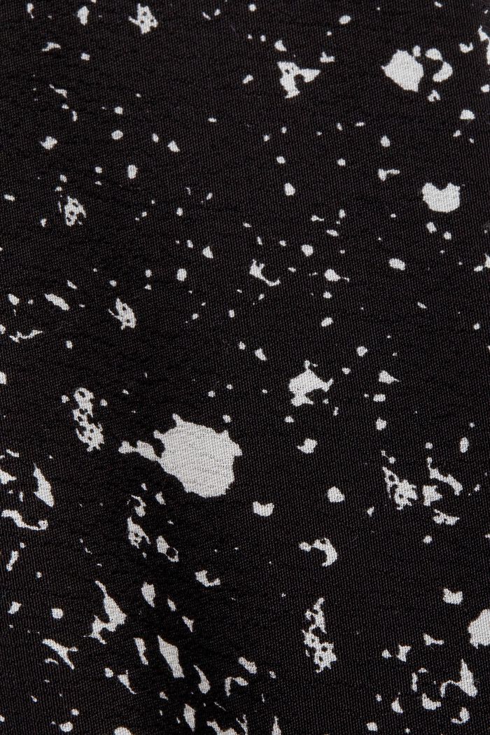 T-shirt in tessuto misto, LENZING™ ECOVERO™, BLACK, detail image number 5