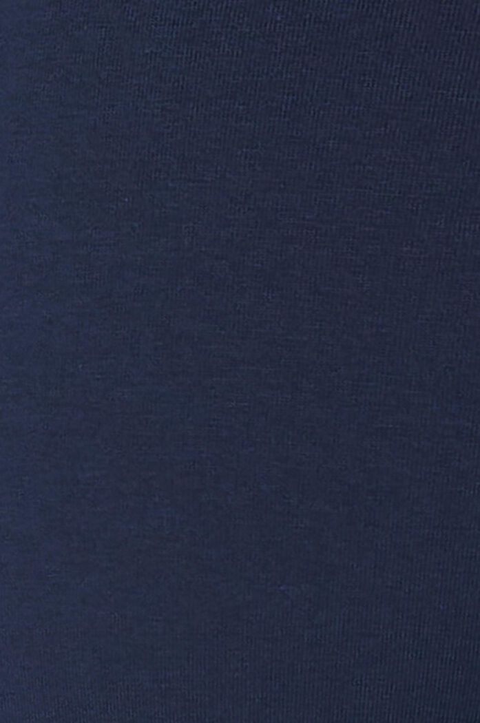 Pantaloni in jersey premaman, cotone biologico, NIGHT BLUE, detail image number 3